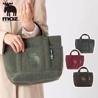 トートバッグ moz フェルトート M 買い物バッグ 仕分け 整理 分類 ボトルホルダー 小さめバッグ ミニバッグ ミニトート 機能性 ポケット ランチバッグ ランチトート