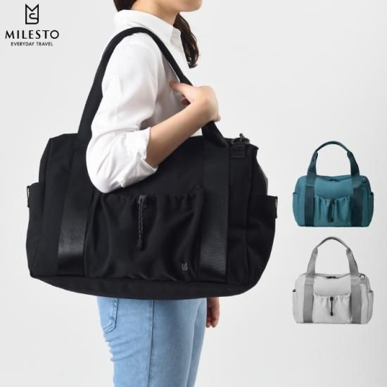 ミレスト ボストンバッグ | MILESTO LIKID 3WAY - 心ときめく ミレスト ボストンバッグ | MILESTO LIKID 3WAY - 心ときめく
