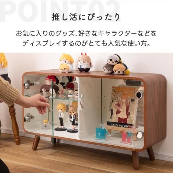 コレクションシェルフ | おしゃれなロータイプのガラスラック コレクションシェルフ | おしゃれなロータイプのガラスラック