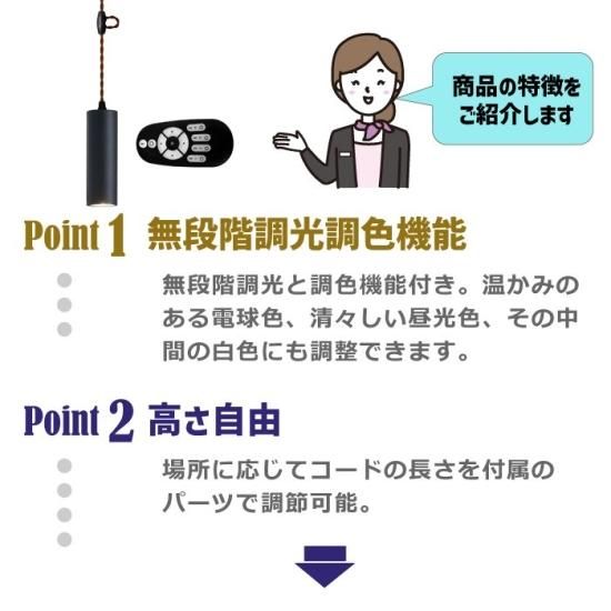 ペンダントライト スポットライト ダクトレール用 led照明器具