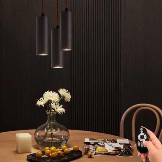 楽天市場】LED電球付属 ペンダントライト ガラス 筒 レトロ