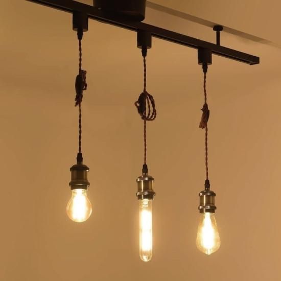 ペンダントライト | ダクトレール 4灯セット LED電球付き - 心