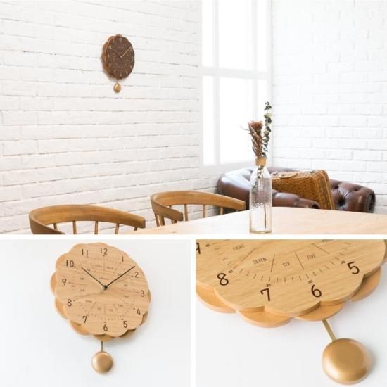 掛け時計 | 振り子時計 2WAY SUN CLOCK シャンブル CHAMBRE - 心