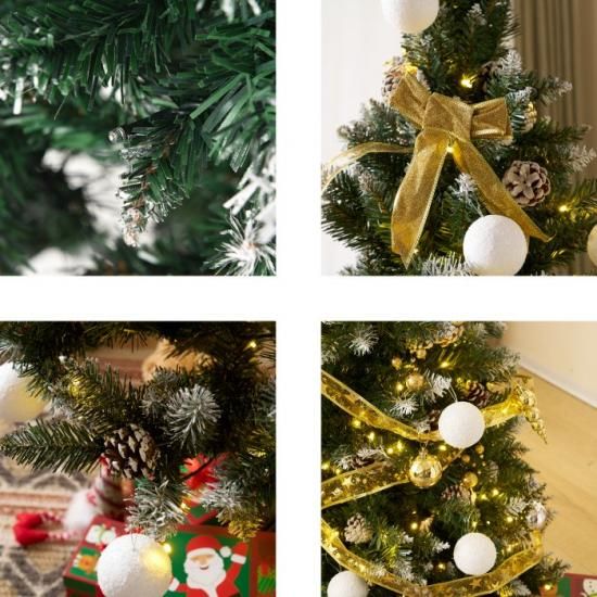 クリスマスツリー ★オーナメント・ライト・マット込み タンスのゲン クリスマスツリー 180 おしゃれ オーナメント led