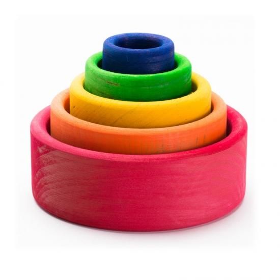 コップかさね レインボー グリムスgrims 木のおもちゃのお店 りぷか コップかさね レインボー グリムスgrims 木のおもちゃのお店 りぷか