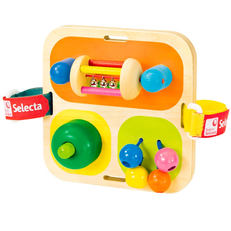 タボリニ Selecta セレクタ社のベビーカーやベビーベッドに取り付ける赤ちゃんの木のおもちゃ