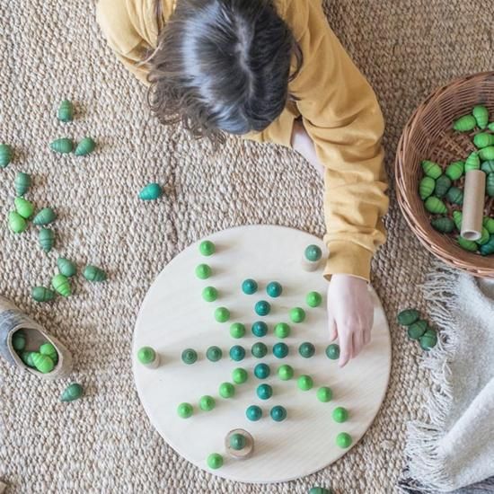 まんだらツリー GRAPAT/グラパット スぺインの積み木の人形 木の