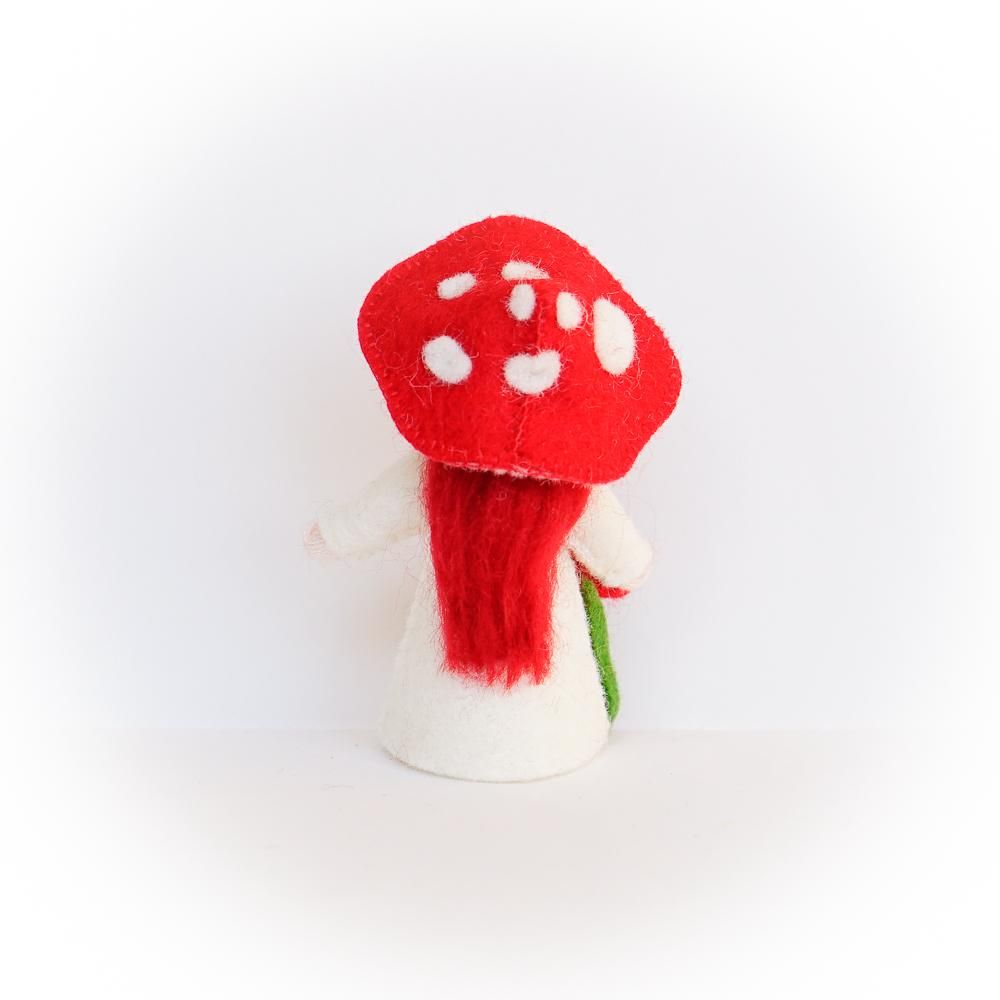 赤いきのこの女の子ホワイト Ambrosius Doll Fairy アンブロシウスフェアリーの秋の妖精人形 木のおもちゃのお店りぷか 赤いきのこの女の子ホワイト Ambrosius Doll Fairy アンブロシウスフェアリーの秋の妖精人形 木のおもちゃのお店りぷか
