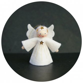エンジェル(ホワイトヘア) Ambrosius Doll/アンブロシウス ドール　吊るせる冬の妖精