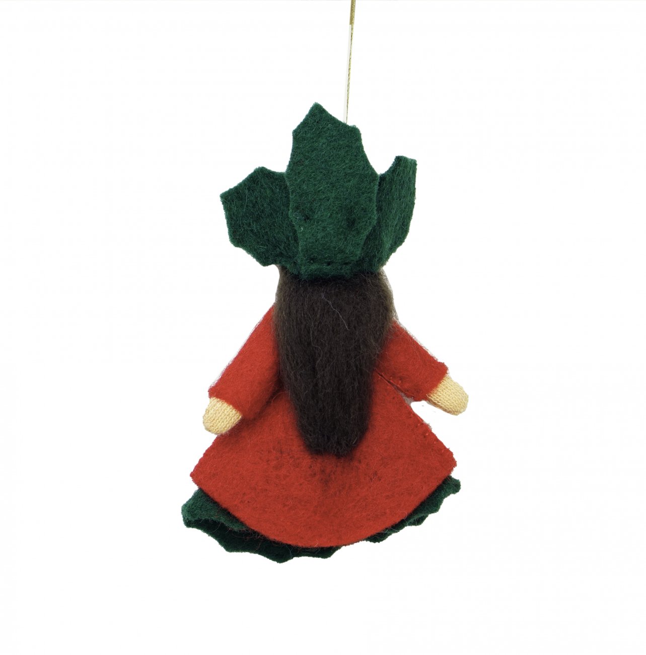 ヒイラギ ベージュ Ambrosius Doll/fairy/アンブロシウスフェアリーの冬の妖精人形 木のおもちゃのお店りぷか