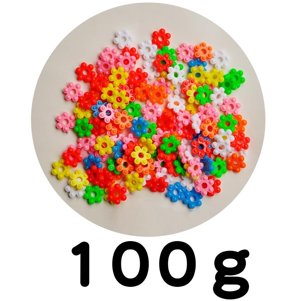 花はじき カラー 100ｇ 具材や紐通し ごっこ遊びに 金沢市の木のおもちゃ りぷか