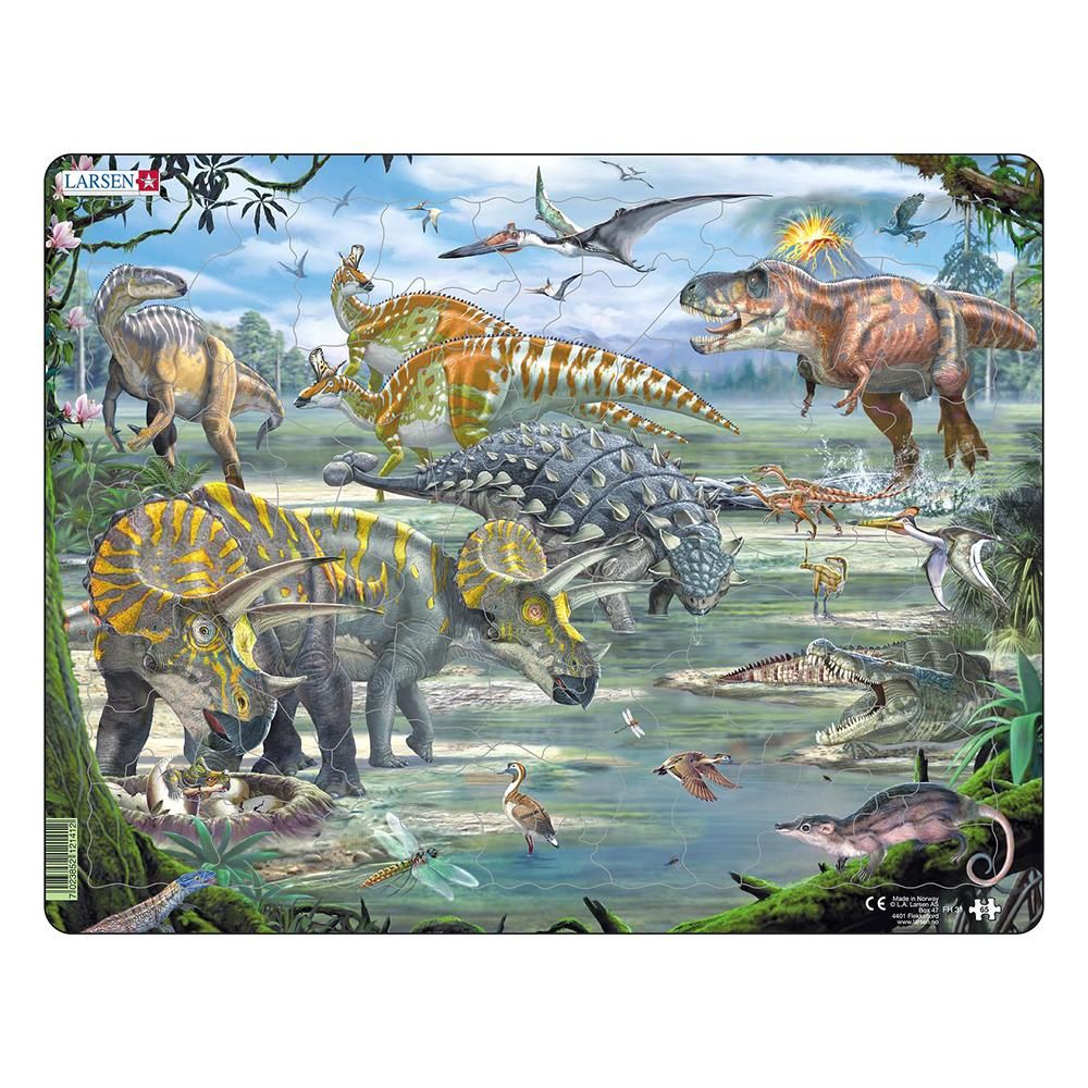 ソストレーネグレーネ　恐竜のパズル　パズル パズル 恐竜トリケラトプス：おもちゃ：百町森