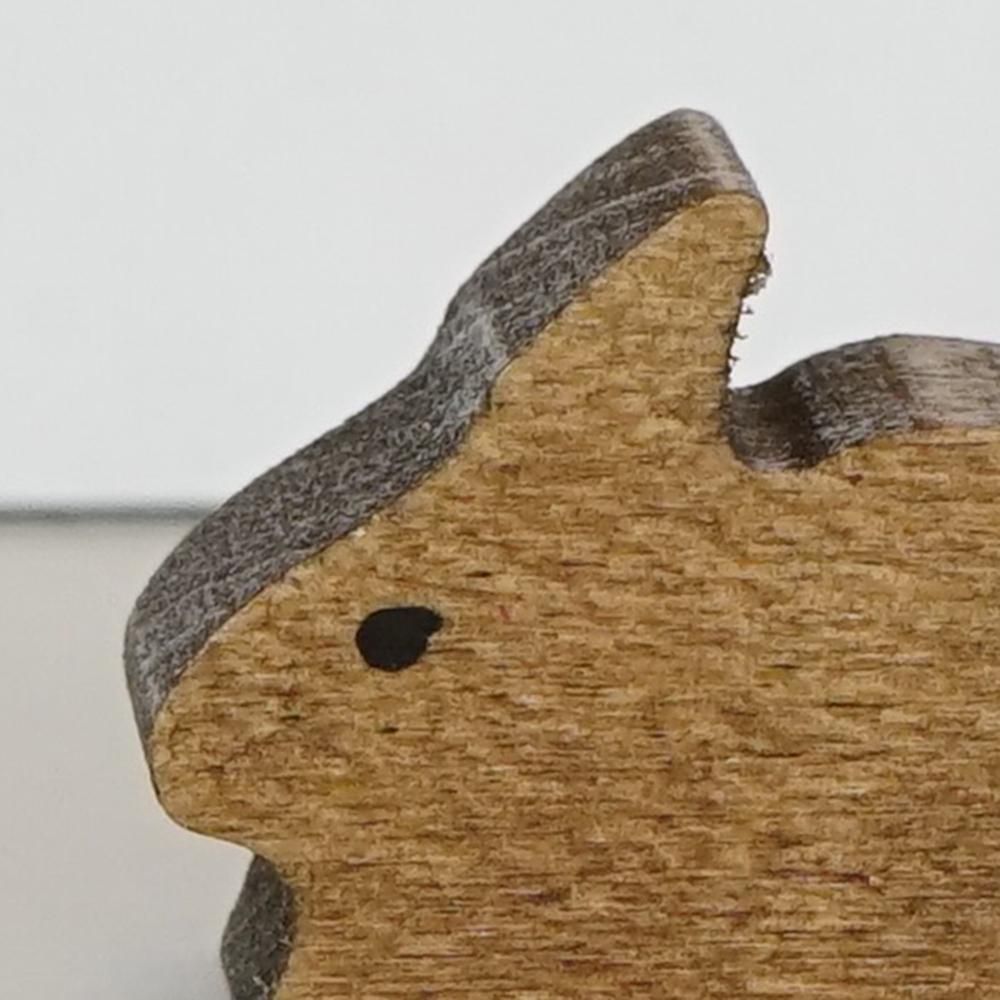 Aうさぎ 伏)/アルビスブランの動物積み木 金沢市の木のおもちゃ Aうさぎ 伏)/アルビスブランの動物積み木 金沢市の木のおもちゃ