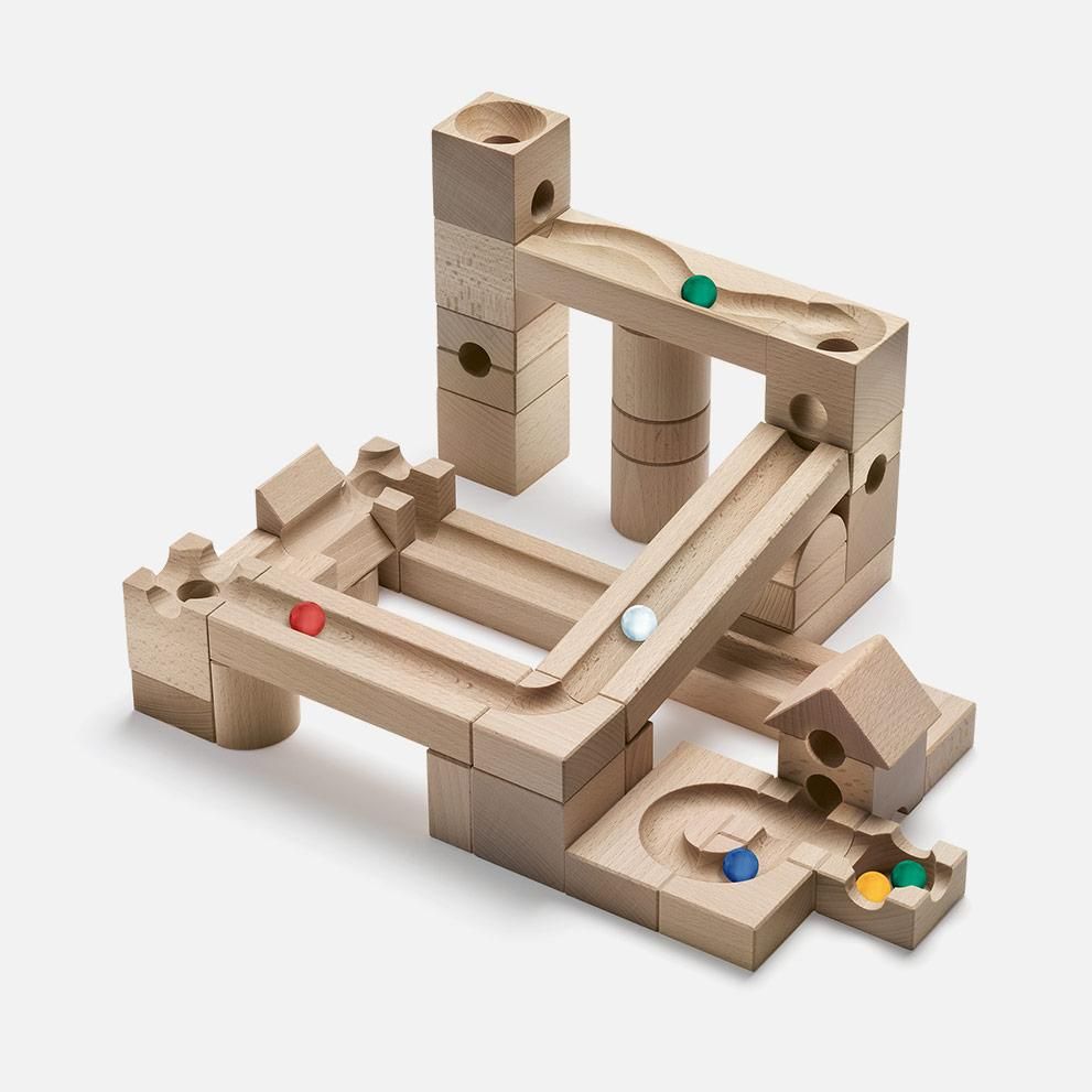 cuboro キュボロ　木製 知育玩具 ブロック 正規輸入品 cuboro JUNIOR スターターセット キュボロ 知育玩具