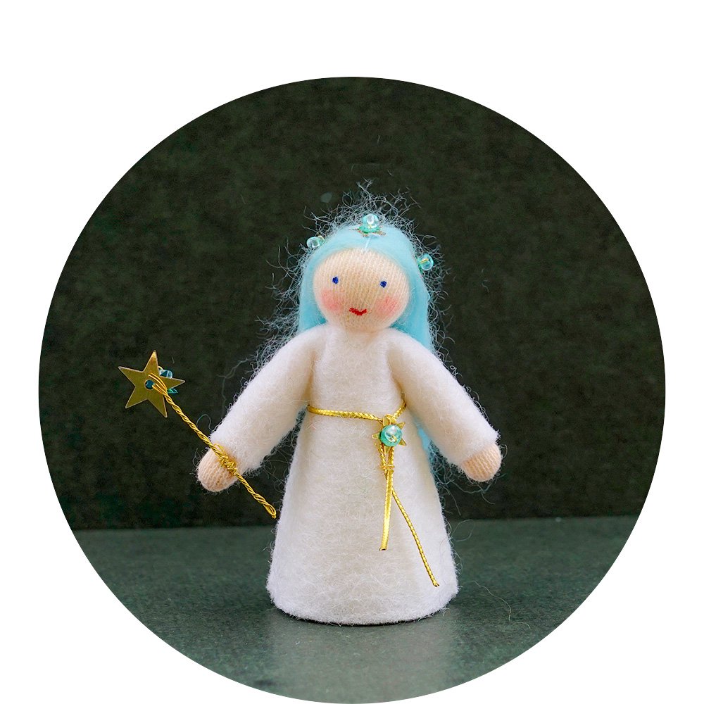 祈りの天使 ブルー Ambrosius Doll/fairy/アンブロシウスフェアリーの