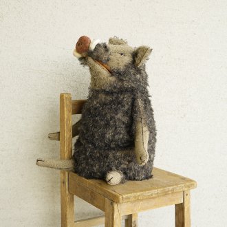 いのししのエバーハルト  ドイツBARLEBEN/バーレーベン工房の動物手人形