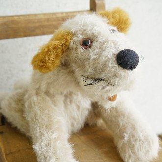 テリアのルッツ（犬）  ドイツBARLEBEN/バーレーベン工房の動物手人形