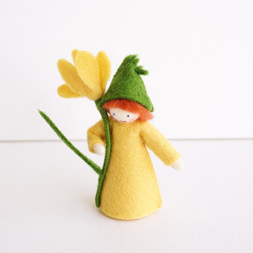 クロッカス 手に装飾 ホワイト Ambrosius Dolls/アンブロシウスドール
