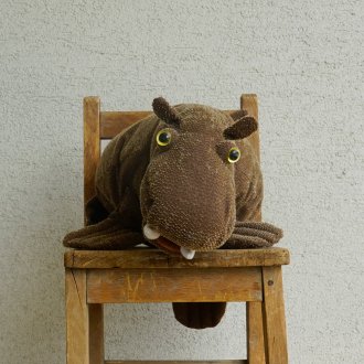 かばのアルフレッド ドイツBARLEBEN/バーレーベン工房の動物手人形