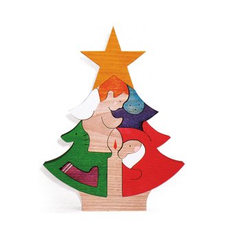 クリスマスツリー　杢・MOKU （日本）の 組木