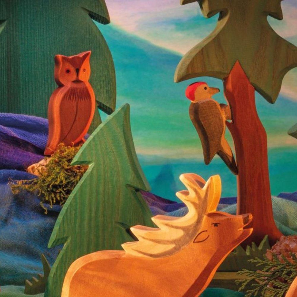 【無】　オストハイマー　Ostheimer フクロウ オストハイマー フクロウ ブルー – Magic Forest Shop