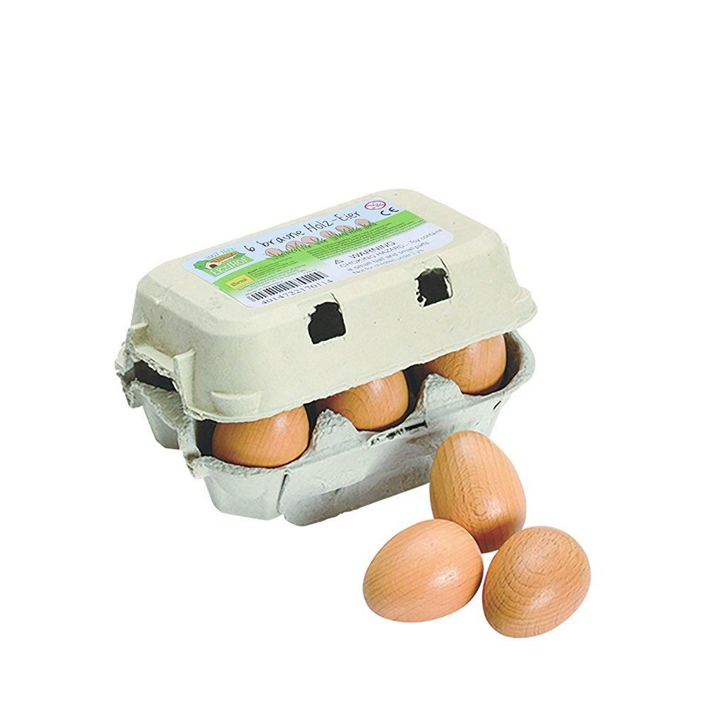 たまごセット| Erzi/エリツィ（ドイツ）木ののおままごと - 木の