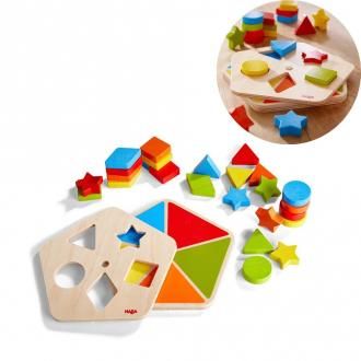 フォルムラウンダー　HABA/ハバ社のパターン遊びの積み木