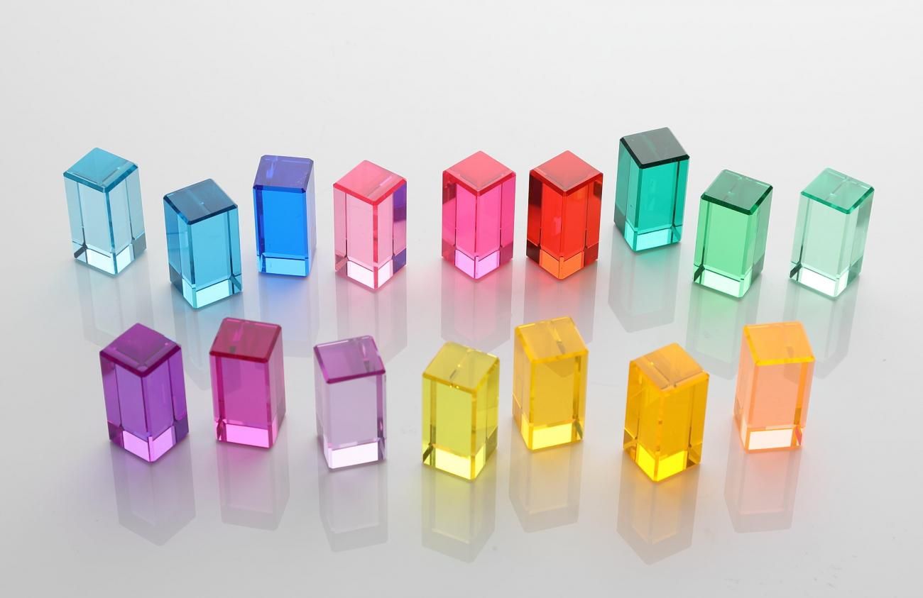 虹の石 アクリル積み木REGENBOGENLAND/レーゲンボーゲンランド社