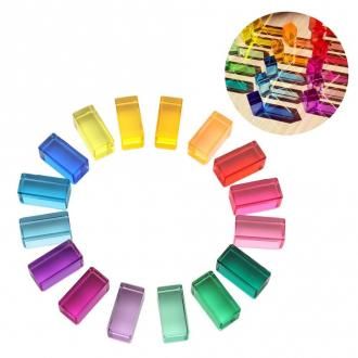 虹の石16pcs アクリル積み木REGENBOGENLAND/レーゲンボーゲン