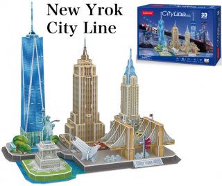 3Dパズル ニューヨーク シティライン