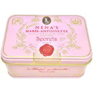 NINA'S(二ナス) Royal box for tea マリーアントワネット ティーバッグ ピンク缶