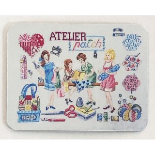 フランス デジィストワールアブロデ・ニードルマインダー(針おき)Atelier patch(パッチワークショップ)
