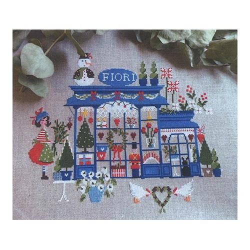 Lilli Violet リリーバイオレットda teresa お花屋さん クロスステッチ