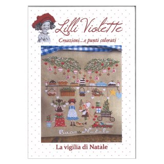 Lilli Violet リリーバイオレット La Vigilia di natale クリスマスイブ　クロスステッチ図案