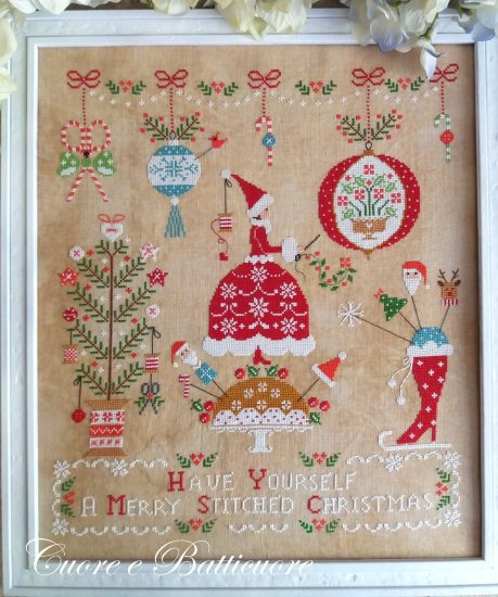 クロスステッチ図案 Natale Ricamato クリスマス刺繍 - Heart Art Collection