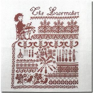 クロスステッチ図案 The Lacemaker 