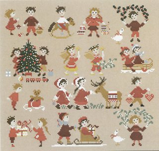 クロスステッチ図案 Happy Childhood Collection Christmas Time