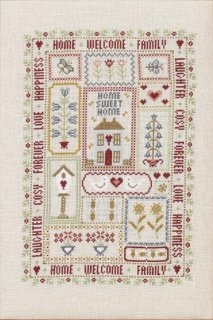 Historical Sampler<br>Home and Garden cross stitch<br> 