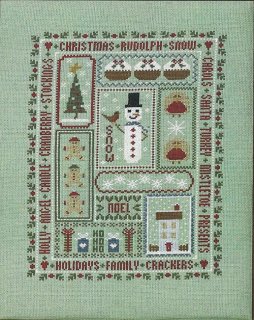 【図案】Christmas Boxes cross stitch<br> 
