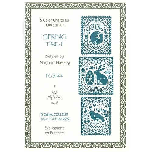 Marjorie Massey クロスステッチ 刺繍 petits points Silhouettes