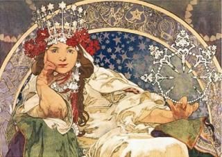 ͢ݥȥɡۥե󥹡ߥ奷Alphonse Mucha1911ǯPrincess Hyacinth