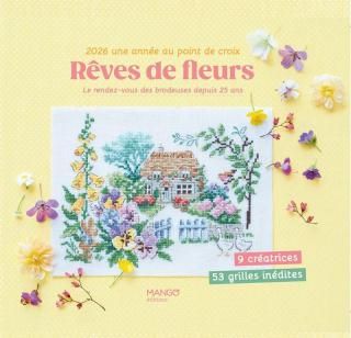 Agenda2026<br>2026 une année au point de croix<br>Rêves de fleurs(̴֤)