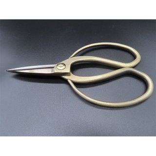 刃長大久保鋏 ブロンズ／Bronze long blade gardening scissors