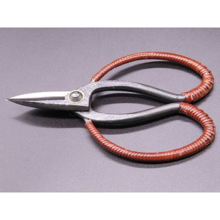 大久保鋏 籐巻／Gardening scissors with rattan