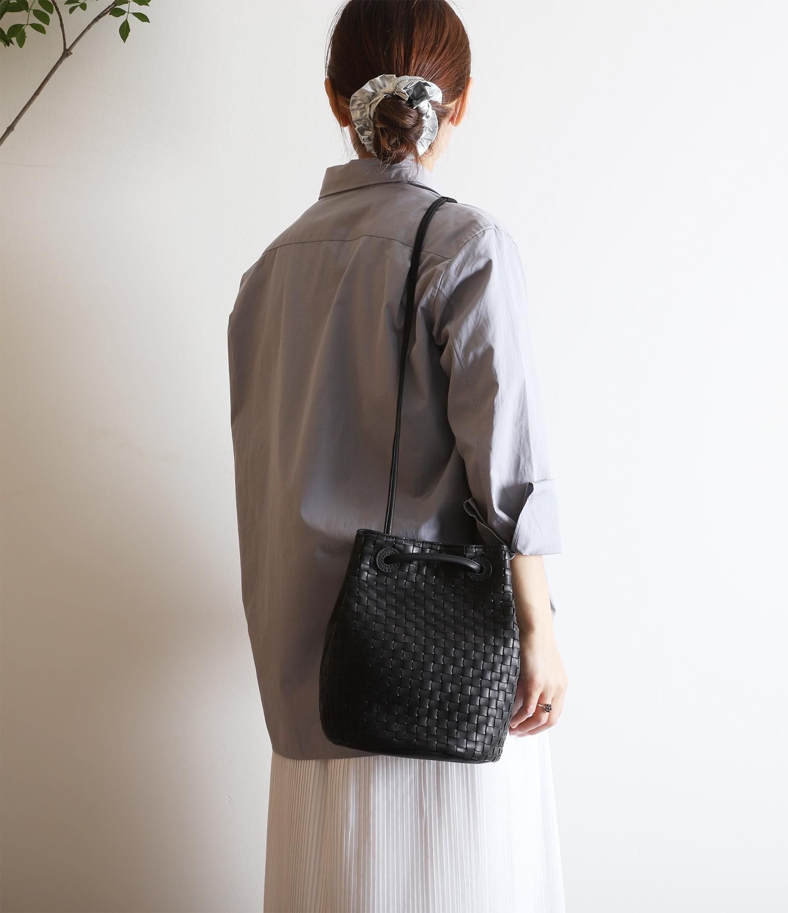 巾着馬革メッシュバッグ | 7087R- B.stuff online store