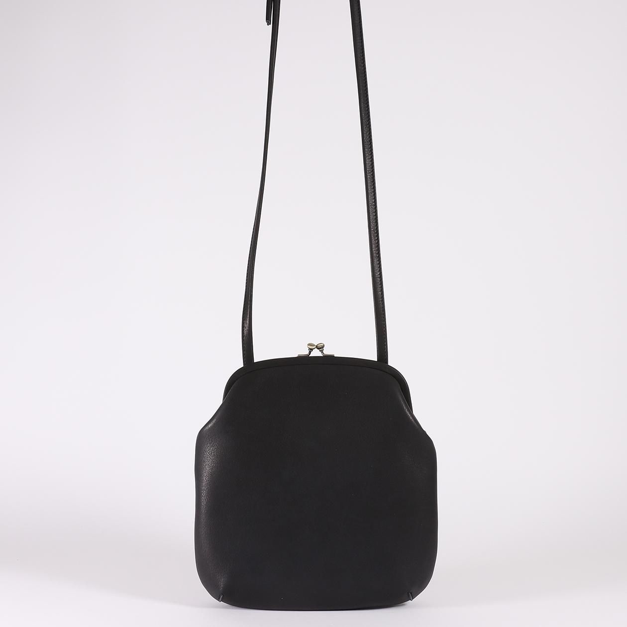 ブラック ショルダーバッグ 本革 ポニーメッシュ ショルダーバッグ BLACK(ブラック) ポニーレザー