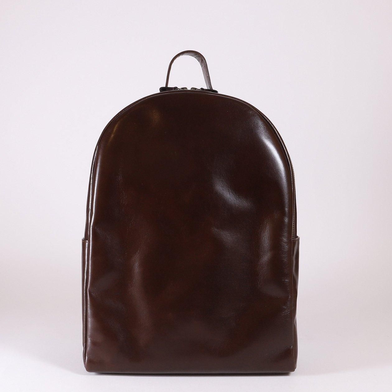 【ハミングバードさん専用】B.stuff 黒のレザーリュック 上品な艶感の本革リュック 大サイズ | 7313R - B.stuff online store