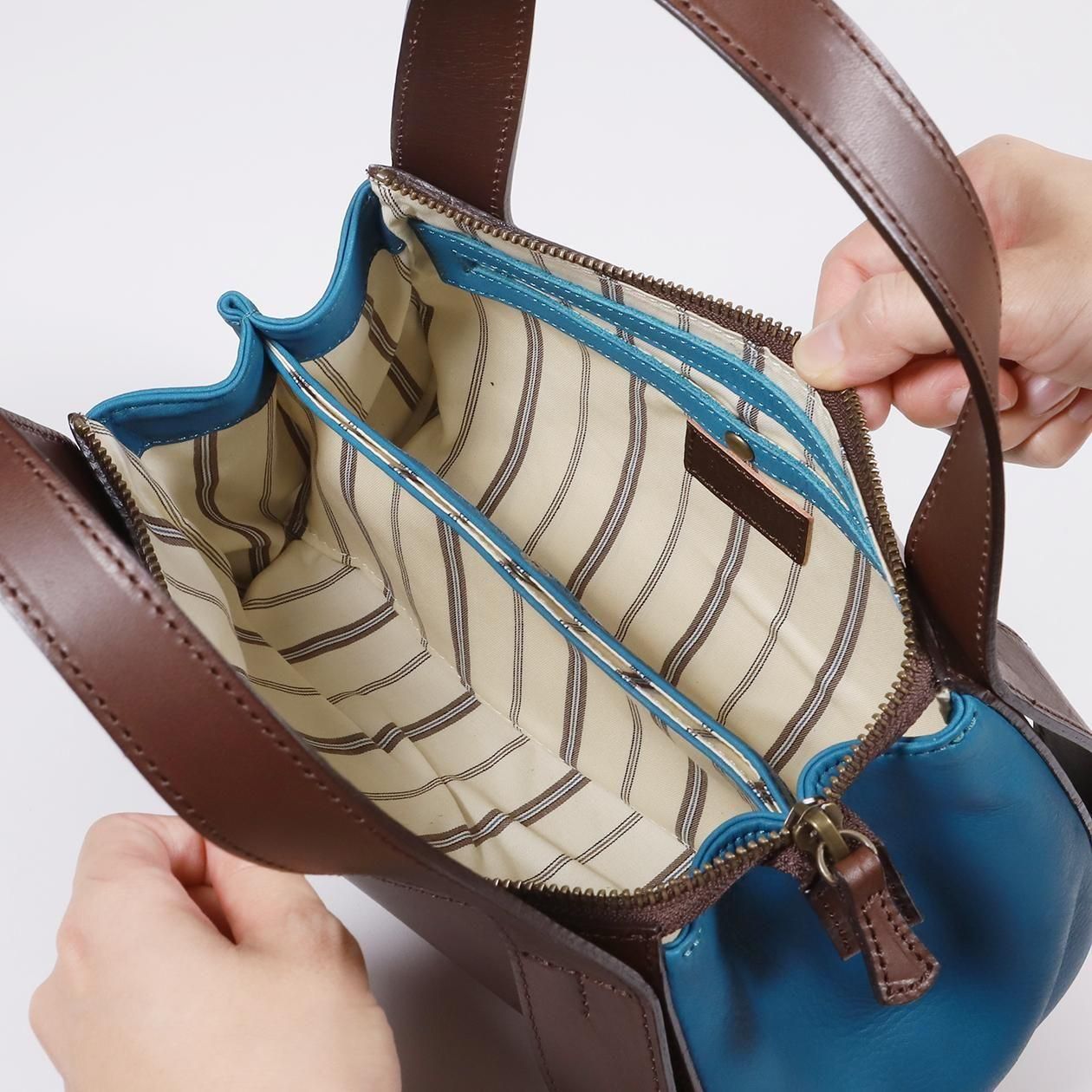 コンビレザーハンドバッグ | 2758G/E - B.stuff online store