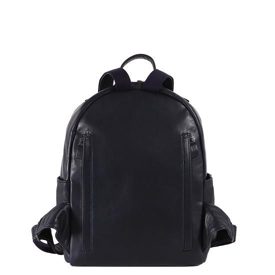 【美品】ビースタッフ/アンティーク加工ソフトレザーリュック/牛革/ブラック 美品】ビースタッフ/アンティーク加工ソフトレザーリュック/牛革