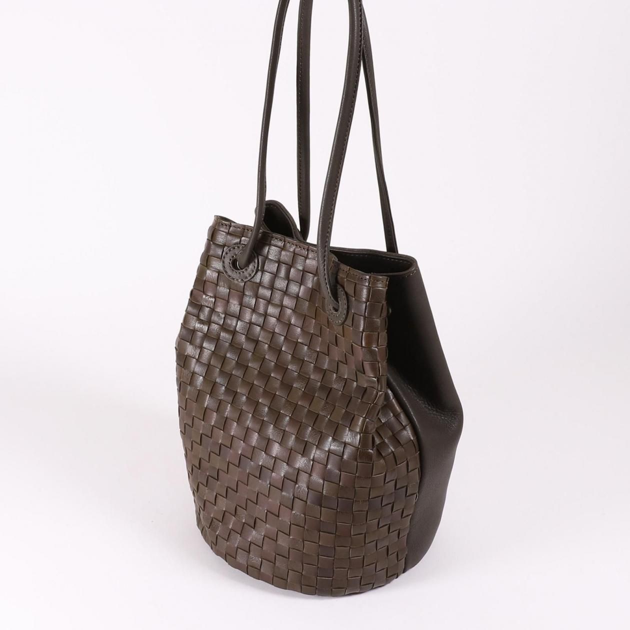 巾着馬革メッシュバッグ | 7087R- B.stuff online store